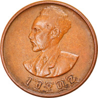 Monnaie, Éthiopie, Haile Selassie I, 5 Cents, Amist Santeem, 1944, TTB, Cuivre - Aethiopien