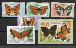 Thème Papillons - Laos - Timbres ** - Neuf Sans Charnière - TB - Vlinders