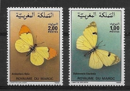 Thème Papillons - Maroc - Timbres ** - Neuf Sans Charnière - TB - Butterflies