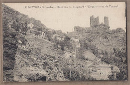 CPA 48 - LE BLEYMARD - Environs Du Bleymard - Vieux Château Du Tournel - Jolie Vue Générale Village Détails Maisons - Le Bleymard