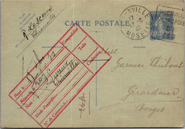 57 THIONVILLE - Entiers Postaux - Lesceux   Année 1930 - Thionville