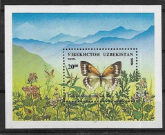 Thème Papillons - Ouzbékistan - Timbres ** - Neuf Sans Charnière - TB - Schmetterlinge