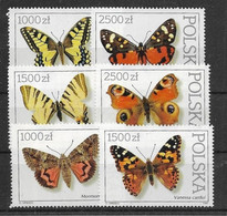 Thème Papillons - Pologne - Timbres ** - Neuf Sans Charnière - TB - Butterflies