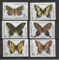 Thème Papillons - Russie - Timbres ** - Neuf Sans Charnière - TB - Schmetterlinge