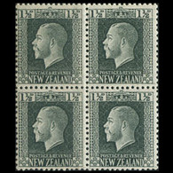 NEW ZEALAND 1915 - Scott# 145 King Blk 1.5p MNH Gum Toned - Neufs