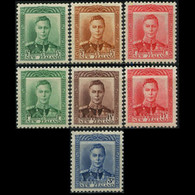 NEW ZEALAND 1938 - Scott# 226-8C King Set Of 7 MNH - Ungebraucht