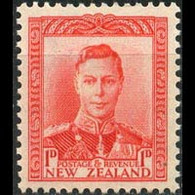 NEW ZEALAND 1938 - Scott# 227 King Rose 1p MNH - Nuevos