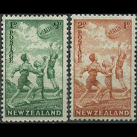 NEW ZEALAND 1940 - Scott# B16-7 Children Set Of 2 MNH - Unused Stamps