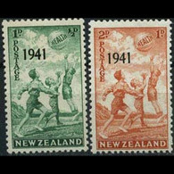 NEW ZEALAND 1941 - Scott# B18-9 Children Opt. Set Of 2 LH - Neufs
