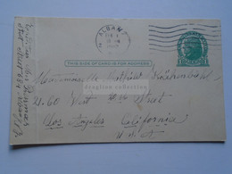 D178791 USA -  Postal Stationery Cancel - Ca 1922 Albany  NY - To LA Calif. - 1921-40