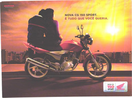 Delcampe - Motorbike Honda Nova CG 150 Sport - Motorräder