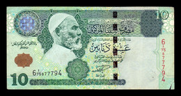 Libia Libya 10 Dinars 2004 Pick 70a Sign 9 BC F - Libya