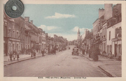 53 -  Carte Postale Ancienne De Pré En Pail    La Grande Rue - Pre En Pail