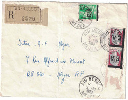 Algérie - Medea - Ain Bessem - Lettre Recommandée Pour Alger - 2 Timbres Manquants - 5 Octobre 1962 - Algeria (1962-...)