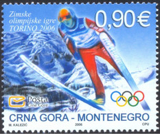 2006, Winter Olympic Games, Turin, Italy, Montenegro, MNH - Montenegro