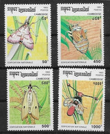 Thème Insectes - Cambodge - Timbres ** - Sans Charnière - TB - Andere & Zonder Classificatie