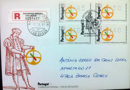 Portugal - ATM Machine Stamps - FDC (cover) - Portugal'98 Exposição De Filatelia - Circulated, Registered, Cancel Braga - Macchine Per Obliterare (EMA)