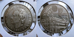 SPAIN 2000 PESETAS 1994 Km#937 SILVER (G#04-22.1) - 2 000 Pesetas