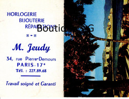 Calendrier Petit Format 1969 Ajaccio La Cigogne M Jeudy Paris Horlogerie Bijouterie - Petit Format : 1961-70