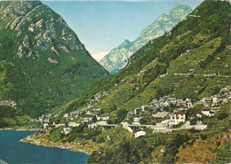 Vogorno - Valle Verzasca, Im Hintergrund Corippo         Ca. 1970 - Verzasca