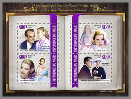NIGER 2021 MNH Grace Kelly Cinema Film Kino M/S - IMPERFORATED - DHQ2118 - Cinéma