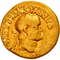 Monnaie, Vespasien, Aureus, 71, Lyon - Lugdunum, B+, Or, RIC:1112 - Les Flaviens (69 à 96)