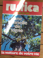 Rustica_N°144_ 1er Octobre 1972_une Tonnelle De Vigne_la Voiture De Votre Vie - Garden