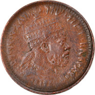 Monnaie, Éthiopie, Menelik II, 1/32 Birr, 1889, TB, Copper Or Brass, KM:11 - Ethiopie