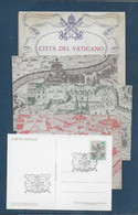 Vatican - Série De 4 Entiers Postaux Dans Sa Pochette - TB - Postal Stationeries