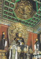 CHINE - BUDDHA - SANDALWOOD STATUE OF BUDDHA - Buddismo