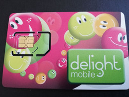 GSM CARD  DELIGHT MOBILE   CHIP NETHERLANDS      MINT    CARD              ** 5397** - Otros