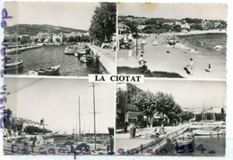 - 4470 - LA CIOTAT - (Bouches Du Rhône ), Multi Vues,( 4), Le Port, écrite, Grand Format, TTBE, Scans. - La Ciotat