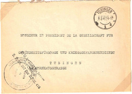 387/ Dienstpost Französische Besatzung - Gouvernement Militaire - B.P.M. Bureau Postal Militaire - Feldpost - French Zone
