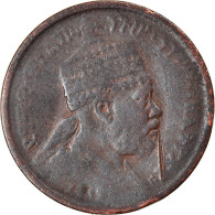 Monnaie, Éthiopie, Menelik II, 1/32 Birr, 1889, TB, Copper Or Brass, KM:11 - Aethiopien