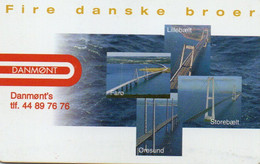 PHONE CARD - FIRE DANSKE BROER - DANMONT - Dänemark