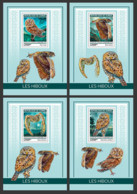 GUINEA REP. 2019 MNH Owls Eulen Hiboux S/S - OFFICIAL ISSUE - DH1918 - Owls