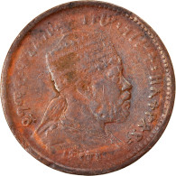 Monnaie, Éthiopie, Menelik II, 1/32 Birr, 1889, TB+, Copper Or Brass, KM:11 - Aethiopien