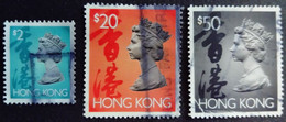 Hong Kong 1992 Elisabeth II Yvert 693 697 698 O Used - Gebraucht