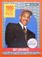 BASKETBALL - BO KIMBLE , LA. CLIPPERS , 1990 LOTERRY PICK - Basketbal