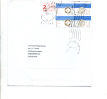 PAYS BAS AFFRANCHISSEMENT COMPOSE SUR LETTRE POUR LA SUISSE 2011 - Autres & Non Classés