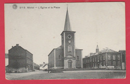 Mettet - L'Eglise Et La Place ( Voir Verso ) - Mettet