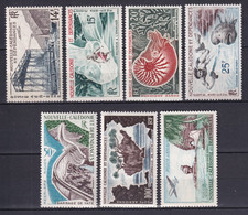 NELLE CALEDONIE - 1955 - POSTE AERIENNE SERIE COMPLETE YVERT N°66/72 ** MNH - COTE = 153 EUR - Unused Stamps