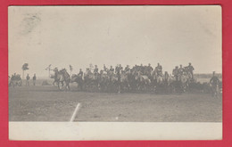 Gembloux  ... Plaine - Manoeuvres Militaires  - Carte Photo - 1906 ( Voir Verso ) - Gembloux
