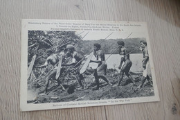 CPA Slomon Islnds Natives Of Choiseul Britisch  On The War Path - Solomon Islands