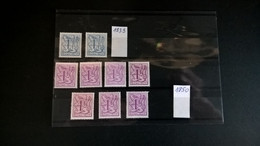 Lot Timbres Lion Et Banderole Neufs Sans Charnières Voir Scans Et Description SVP - Typo Precancels 1967-85 (New Numerals)