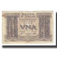 Billet, Italie, 1 Lira, 1939, 1939-11-14, KM:26, TB - Regno D'Italia – 1 Lira