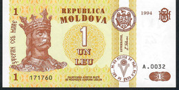 MOLDOVA P8a 1 LEU 1994     UNC. - Moldavie