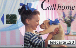 TELECARTE CALL HOME 120 UNITES - Chiens