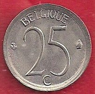 BELGIQUE - 25 CENTIMES - 1966 - 25 Cent
