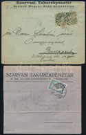 1906-1922 2 Db Levél "SZARVAS" Bélyegzéssel - Sonstige & Ohne Zuordnung